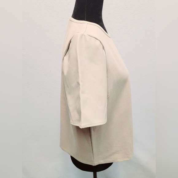 VIOLETS AND ROSES STITCH FIX EXCLUSIVE Women's Size Medium Faux Leather Sleeves - Picture 11 of 11